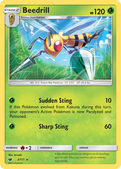 Beedrill — Crimson Invasion 3/111
