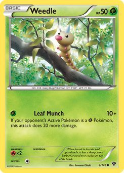 Weedle — XY 3/146