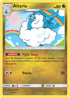 Altaria — Dragon Majesty 40/70