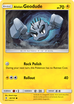 Alolan Geodude — Guardians Rising 40/145
