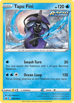 Tapu Fini — Chilling Reign 40/198