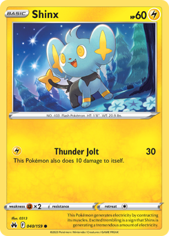 Shinx — Crown Zenith 40/159