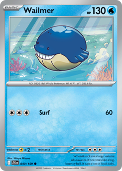Wailmer — Journey Together 40/159