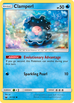 Clamperl — Celestial Storm 41/168
