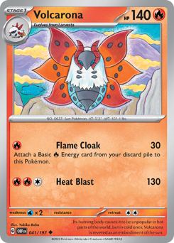 Volcarona — Obsidian Flames 41/197