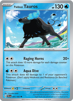 Paldean Tauros — Paldea Evolved 41/193
