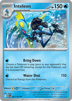 Inteleon — Mega Evolution 41/132