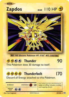 Zapdos — Evolutions 42/108