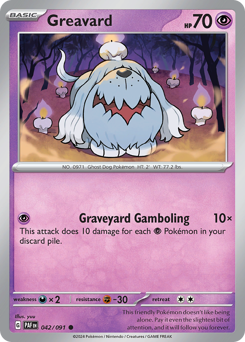 Greavard — Paldean Fates 42/91