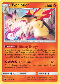 Typhlosion — Lost Thunder 42/214