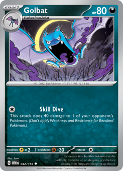Golbat — 151 42/165