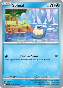Spheal — Surging Sparks 43/191