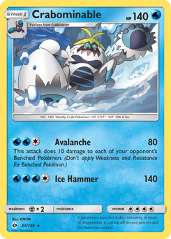 Crabominable — Sun & Moon 43/149