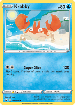 Krabby — Sword & Shield 43/202