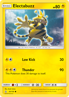 Electabuzz — Ultra Prism 43/156