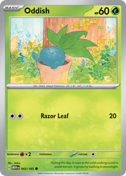Oddish — 151 43/165