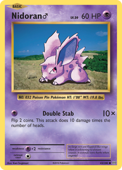 Nidoran ♂ — Evolutions 43/108