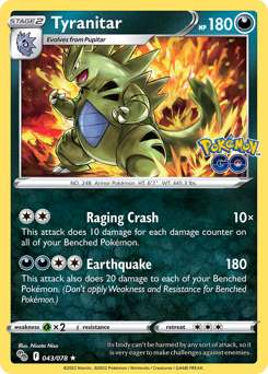 Tyranitar — Pokémon GO 43/78