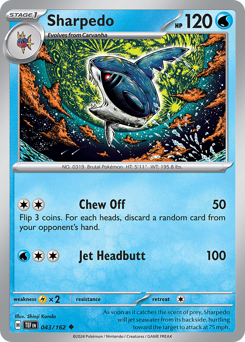 Sharpedo — Temporal Forces 43/162