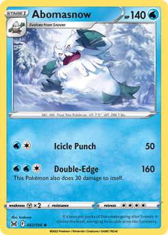 Abomasnow — Lost Origin 43/196