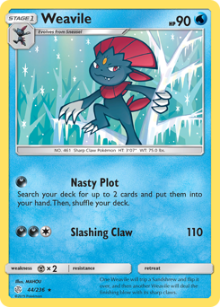 Weavile — Cosmic Eclipse 44/236
