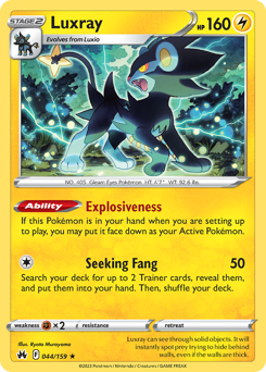 Luxray — Crown Zenith 44/159