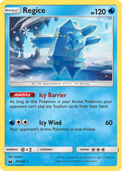 Regice — Celestial Storm 45/168