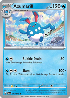 Azumarill — Paldea Evolved 45/193