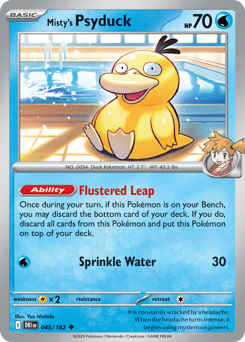 Misty's Psyduck — Destined Rivals 45/182
