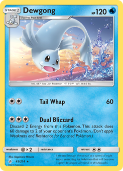 Dewgong — Unbroken Bonds 45/214