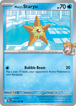 Misty's Staryu — Destined Rivals 46/182