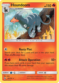 Houndoom — Lost Thunder 46/214