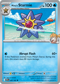 Misty's Starmie — Destined Rivals 47/182