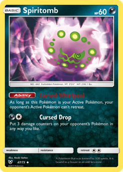 Spiritomb — Shining Legends 47/73