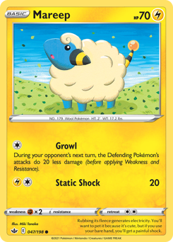 Mareep — Chilling Reign 47/198