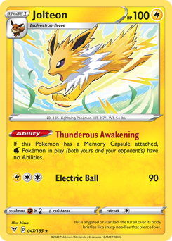 Jolteon — Vivid Voltage 47/185