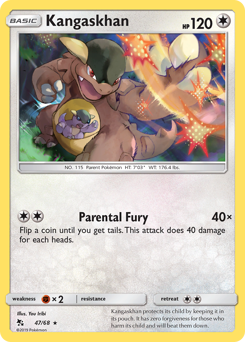 Kangaskhan — Hidden Fates 47/68