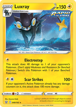 Luxray — Battle Styles 48/163