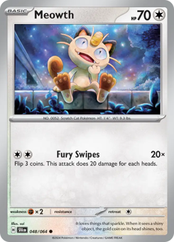 Meowth — Shrouded Fable 48/64