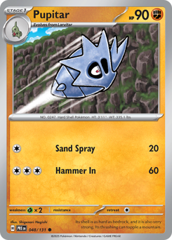 Pupitar — Prismatic Evolutions 48/131