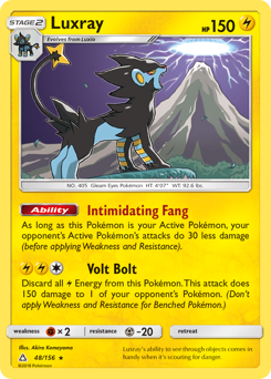 Luxray — Ultra Prism 48/156