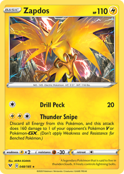 Zapdos — Vivid Voltage 48/185