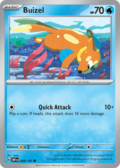 Buizel — Obsidian Flames 48/197
