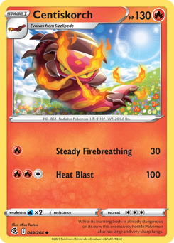 Centiskorch — Fusion Strike 49/264