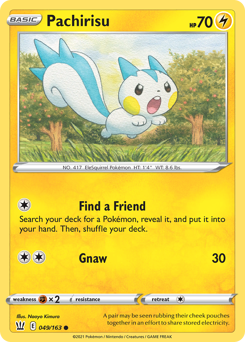 Pachirisu — Battle Styles 49/163