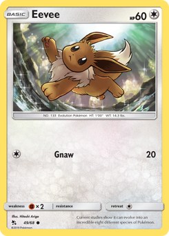 Eevee — Hidden Fates 49/68