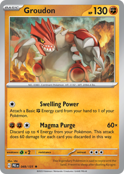 Groudon — Prismatic Evolutions 49/131
