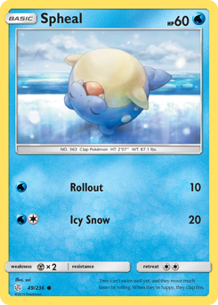 Spheal — Cosmic Eclipse 49/236