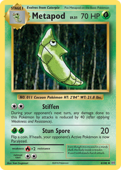 Metapod — Evolutions 4/108