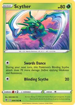 Scyther — Rebel Clash 4/192